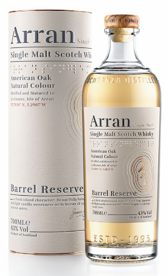 Arran シングルアイランドモルトウイスキー 限定版 2000年 43% Arran シングルアイランドモルトウイスキー 限定版 2000年 43%
