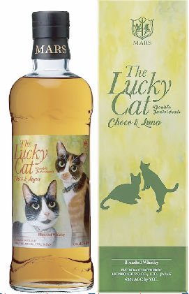 【駒ケ根　マルス駒ヶ岳蒸溜所】The Lucky Cat Double IndividualsChoco & Luna 43％