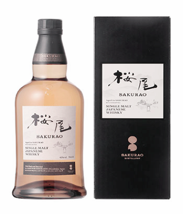 シングルモルトジャパニーズウイスキー桜尾 43度 700ml 化粧箱付 シングルモルトジャパニーズウイスキー桜尾 43度 700ml 化粧箱付
